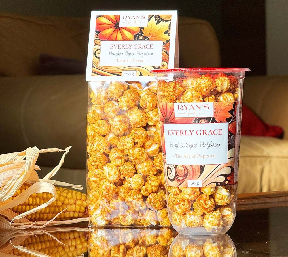 Everly Grace Popcorn Pumpkin Spice Perfection kaufen | herbstliches Popcorn mit Kürbis-Gewürzen und Karamell | perfekt für den Kinoabend