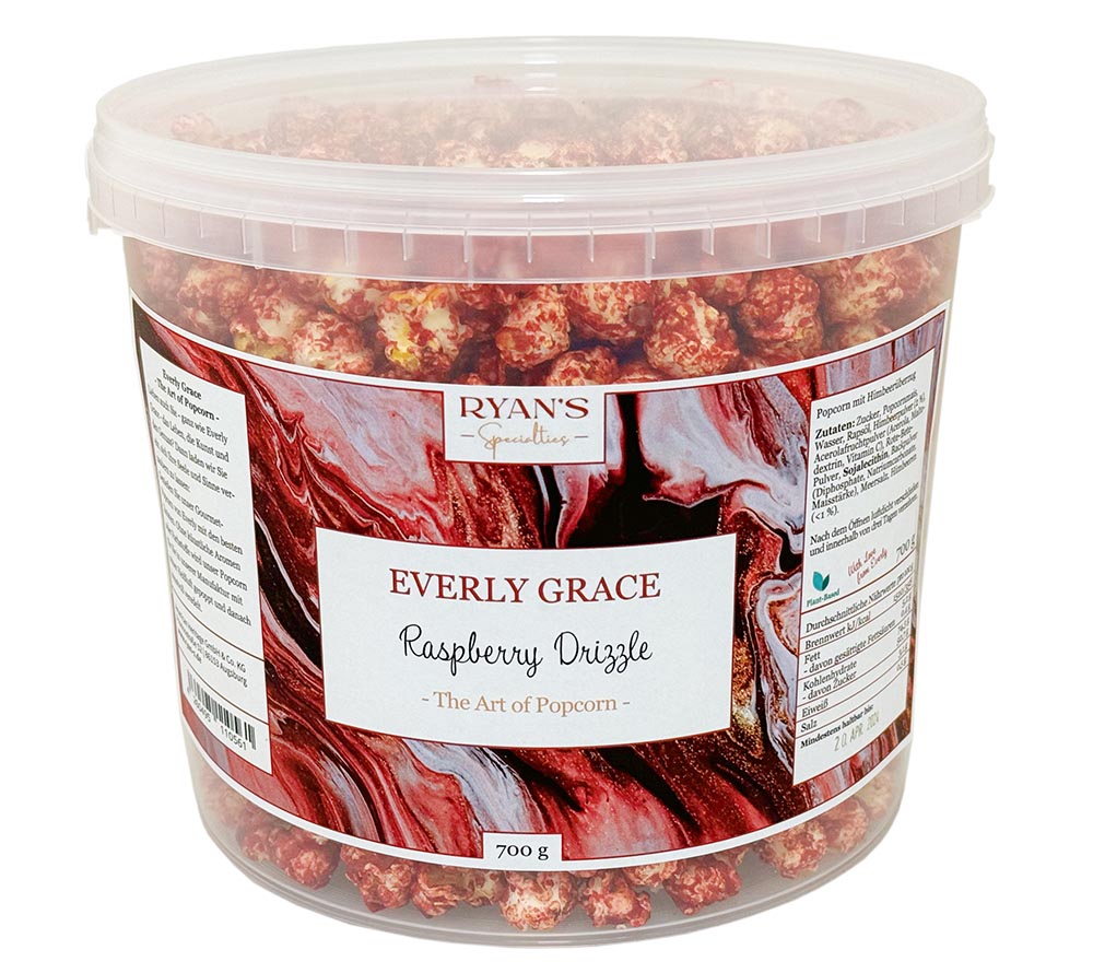 Everly Grace Popcorn Raspberry Drizzle (5 Liter - 900 g)