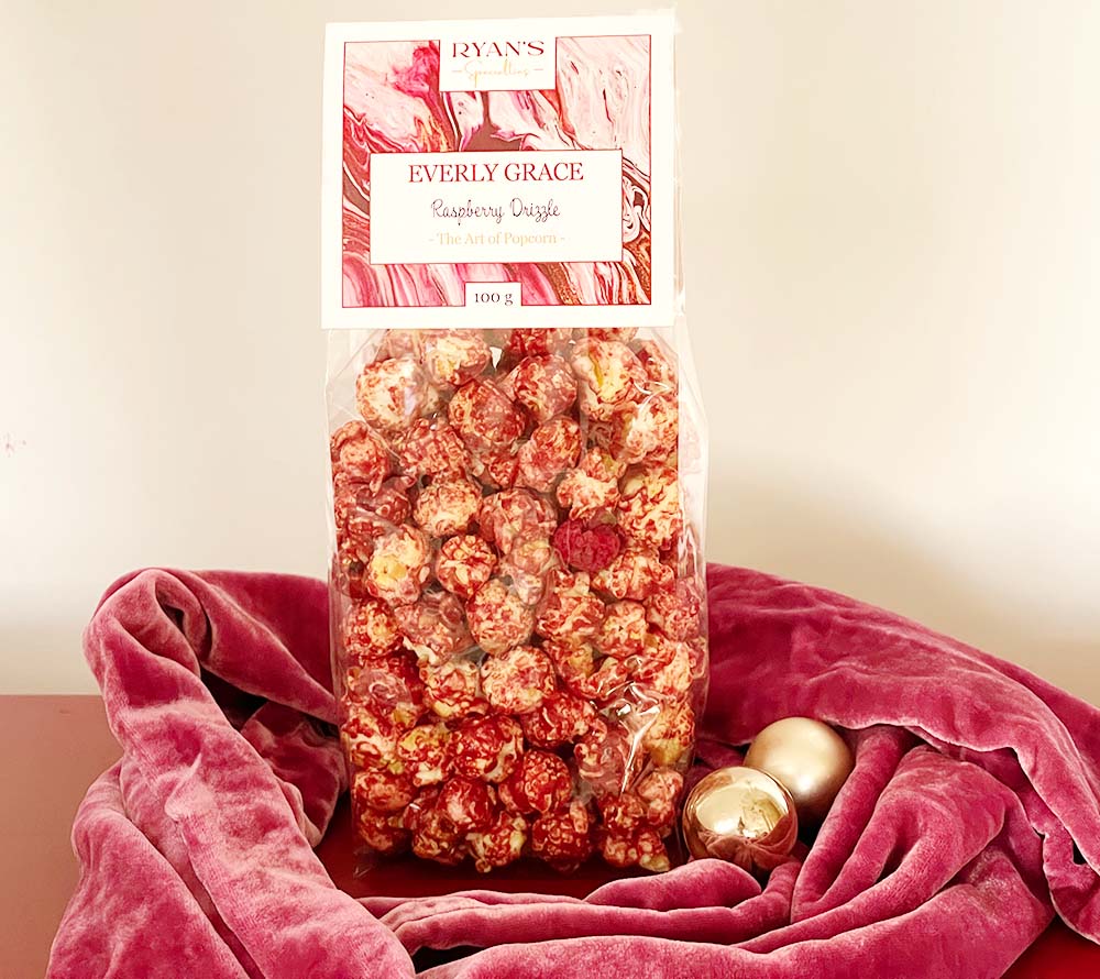 Everly Grace Popcorn Raspberry Drizzle Bag 100 g