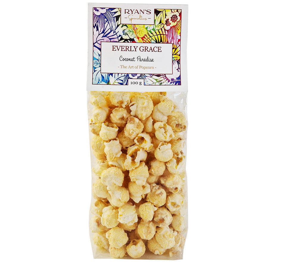 Everly Grace Popcorn Coconut Paradise Bag 100 g