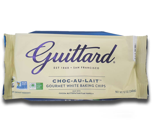 Choc Au Lait Chips Vanilla Milk Chips von Guittard Chocolate Company kaufen | Cremige weiße Schokolade mit Vanille | Ideal zum Backen und Naschen