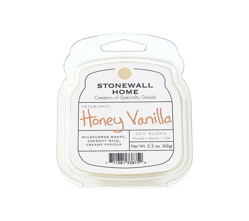 Stonewall Wax Melt Honey Vanilla von Stonewall Kitchen kaufen | Duft: Honig, Kokosmilch, Vanille, warm, | Mehrmals schmelzbar