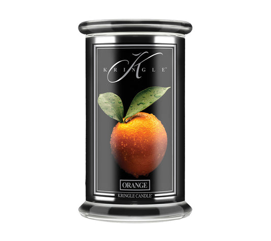 Reserve Jar Orange von Kringle Candle kaufen | Duft: Zitrone, Orange, Mandarine, frisch, fruchtig, Frühlingsduft | Brenndauer: 100 Stunden | EU-weiter Versand