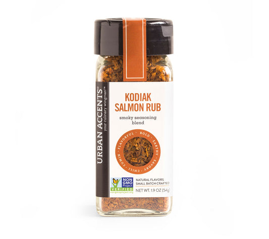 Kodiak Salmon Rub Urban Accents von Stonewall Kitchen kaufen | Würzig, aromatisch, vielseitig | Ideal zu Lachs, Meeresfrüchten, gegrilltem Gemüse