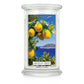 Duftkerze Aegean Zest von Kringle Candle kaufen | mediterranes Lebensgefühl für Ihr Sortiment | spritzige Zitrusaromen, floralen Herznoten