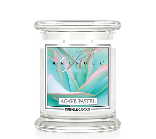 Kringle Jar Medium Agave Pastel von Kringle Candle kaufen | Duft: Zitrus, fruchtig, blumig, würzig, Seeluft | Brenndauer: 75 Stunden