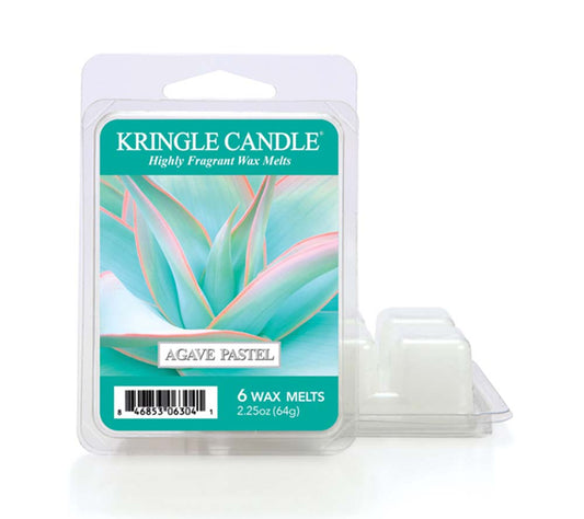 Kringle Wax Melts 6 pcs Agave Pastel von Kringle Candle kaufen | Duft: Zitrus, fruchtig, blumig, würzig, Seeluft | Mehrmals schmelzbar 