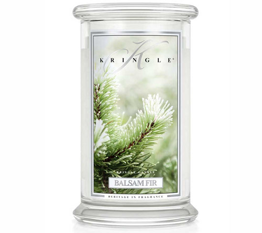 Kringle Jar Large Balsam Fir von Kringle Candle kaufen | Duft: Frisch, harzig, zitrusartig, belebend, natürlich | Brenndauer: 100 Stunden