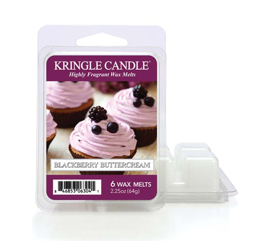 Kringle Wax Melts 6 pcs Blackberry Buttercream von Kringle Candle kaufen | Duft: Buttercreme, Brombeere, Milch, Ahorn, Zimt | Mehrmals schmelzbar