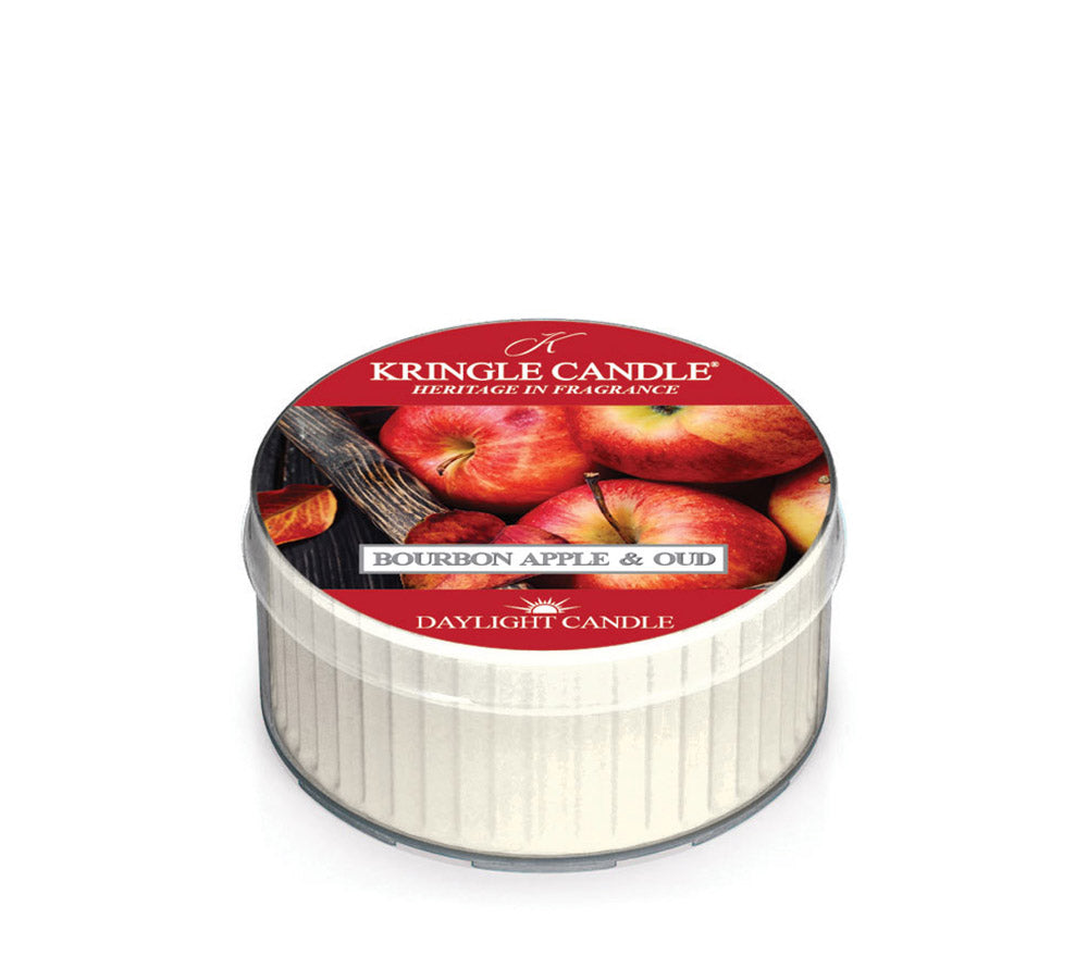 Daylight Bourbon Apple & Oud von Kringle Candle kaufen | Duftet nach Apfel, Zimt und Oud-Holz | Perfekt für Ihr Kerzen-Sortiment