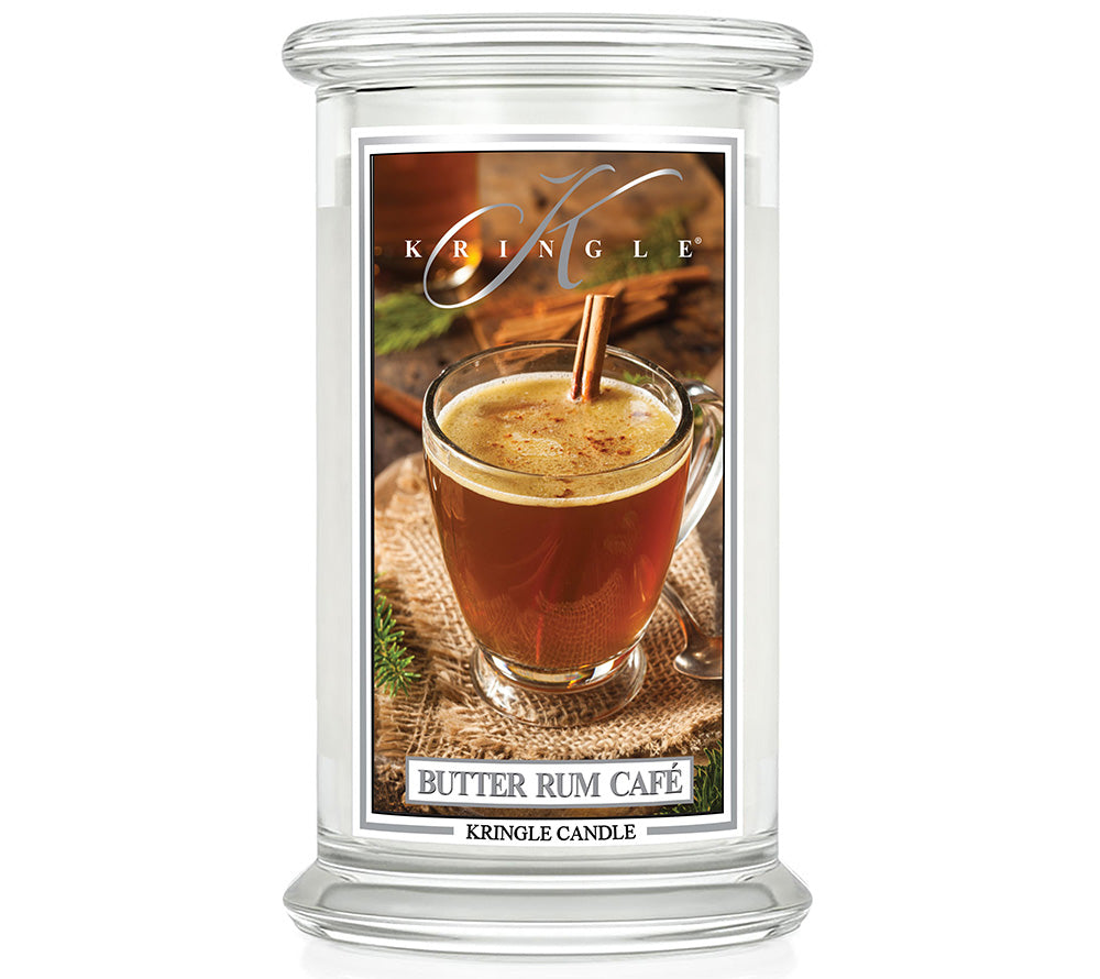 Butter Rum Café von Kringle | Aroma gerösteter Butter-Pekannüsse, goldener Rum, süßes Karamell, cremige Kaffee-Aromen und pure Vanille