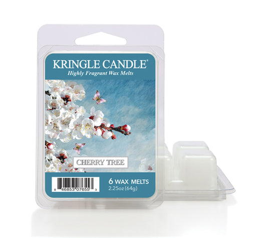 Kringle Wax Melts 6 pcs Cherry Tree von Kringle Candle kaufen | Duft: Floral frisch, süß, Kirschblüten, Jasmin, Amber | Mehrmals schmelzbar