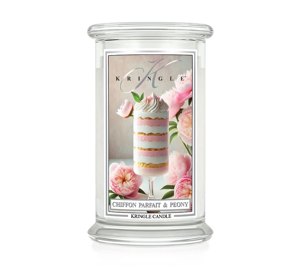 Kringle Jar Large Chiffon Parfait & Peony kaufen | zeitlose Raffinesse | fruchtig, frisch, floral| perfekt für anspruchsvolle Kunden