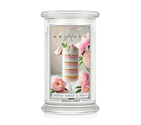 Kringle Jar Large Chiffon Parfait & Peony kaufen | zeitlose Raffinesse | fruchtig, frisch, floral| perfekt für anspruchsvolle Kunden