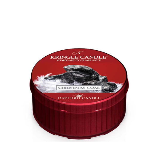 Kringle Daylight Christmas Coal von Kringle Candle kaufen | Duft: Maskulin, herb, orientalisch, floral | Brenndauer: 12 Stunden 