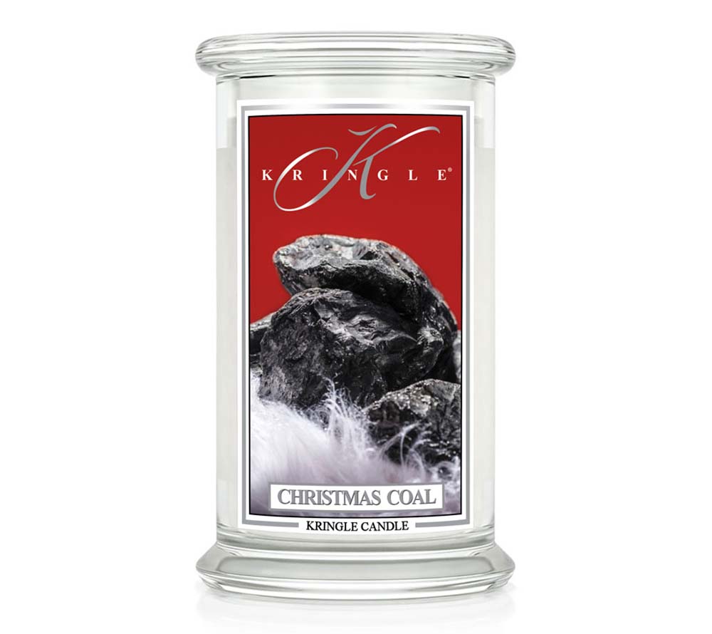 Kringle Jar Large Christmas Coal von Kringle Candle kaufen | Duft: Maskulin, herb, orientalisch, floral | Brenndauer: 100 Stunden