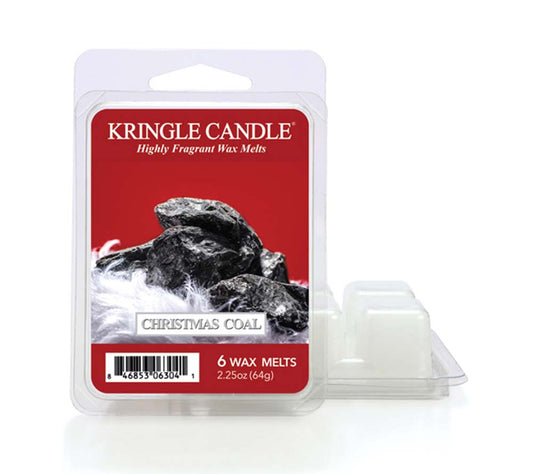 Kringle Wax Melts 6 pcs Christmas Coal von Kringle Candle kaufen | Duft: Maskulin, herb, orientalisch, floral | Mehrmals schmelzbar