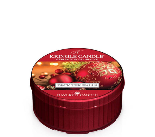 Kringle Daylight Deck The Halls von Kringle Candle kaufen | Duft: Beruhigend, warm, würzig, cremig | Brenndauer: 12 Stunden 