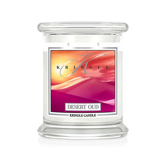 Kringle Jar Medium Desert Oud von Kringle Candle kaufen | Duft: Mediterran, Kardamom, Oud, Vetiver, Zedernholz | Brenndauer: 75 Stunden