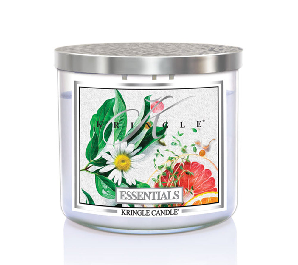 14.5oz Soy Jar Essentials von Kringle Candle kaufen | Duft: Fruchtig, maskulin, Birne, Bergamotte | Brenndauer: 45 Stunden 