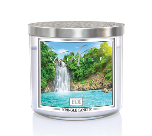 14.5oz Soy Jar Fiji von Kringle Candle kaufen | Duft: Exotisch, erfrischend, verführerisch | Brenndauer: 45 Stunden