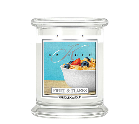 Kringle Jar Medium Fruit & Flakes von Kringle Candle kaufen | Duft: Fruchtig, süß, Banane, rote Beeren, Gebäck | Brenndauer: 75 Stunden