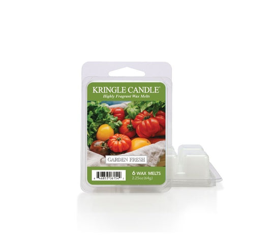 Kringle Candle Wax Melts Garden Fresh kaufen | Florale Akzente, grüne Noten | Kräuter, Rhabarber | für eine belebende Atmosphäre