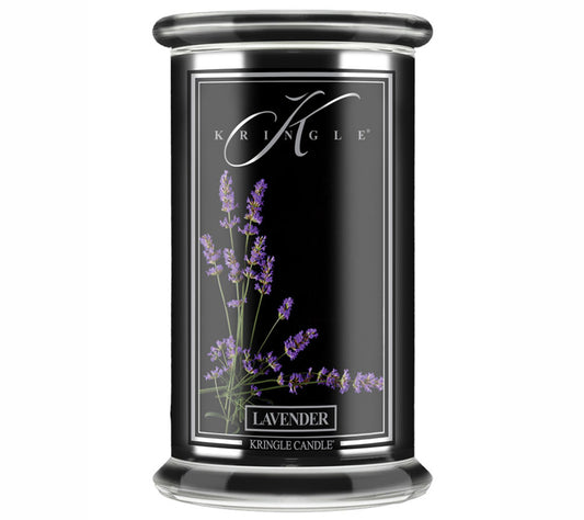 Reserve Jar Lavender von Kringle Candle kaufen | Duft: Lavendel, Lilie, Salbei, Sandelholz, Moschus, Frühlingsduft | Brenndauer: 100 Stunden | EU-weiter Versand