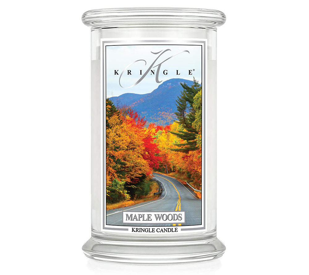 Maple Woods von Kringle Candle | Perfekte Herbstduft für Ihr Sortiment | warme und einladende Note | Highlight Ihres Herbstsortiments