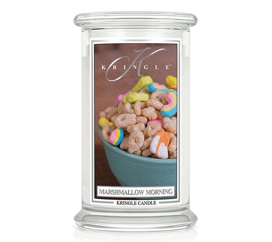 Kringle Jar Large Marshmallow Morning von Kringle Candle kaufen | Duft: Süß, Vanille, Marshmallow, Kokos, Zimt | Brenndauer: 100 Stunden
