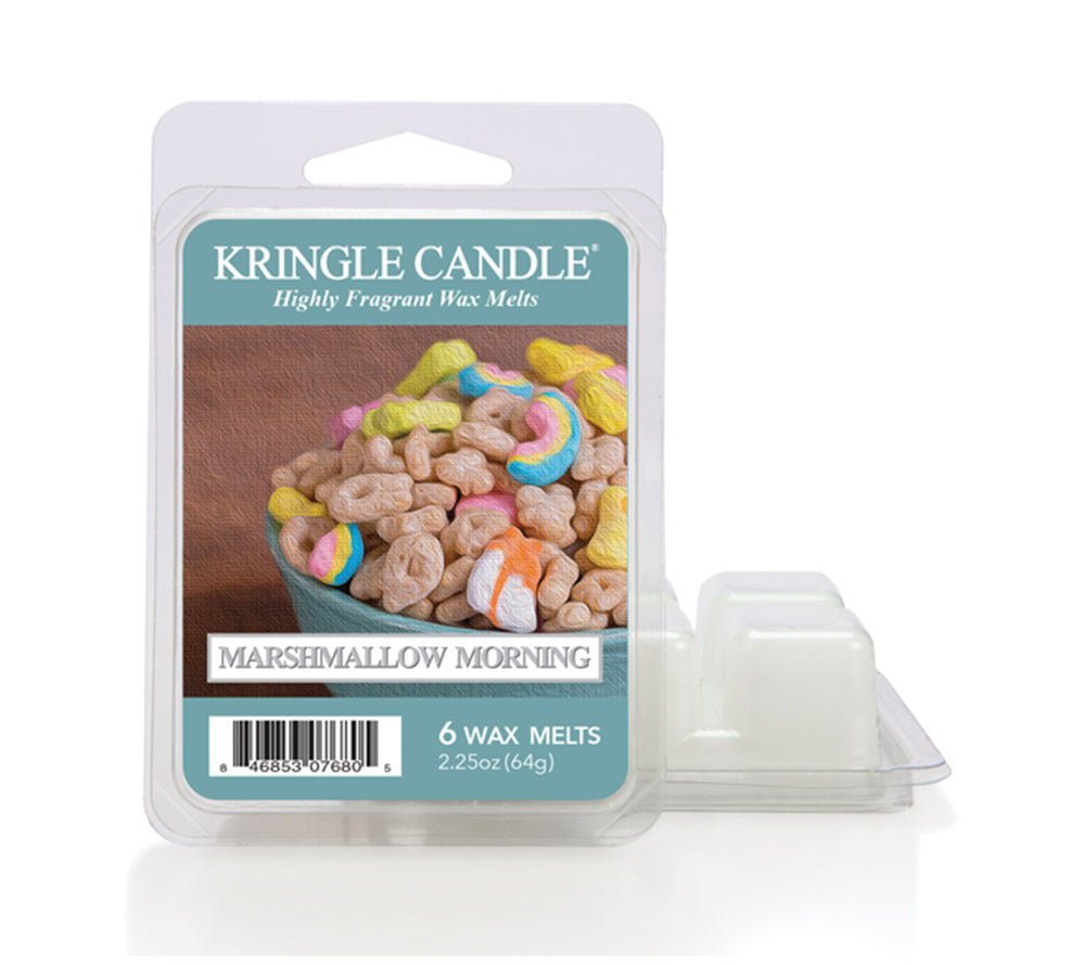Kringle Wax Melts 6 pcs Marshmallow Morning von Kringle Candle kaufen | Duft: Süß, Vanille, Marshmallow, Kokos, Zimt | Mehrmals schmelzbar