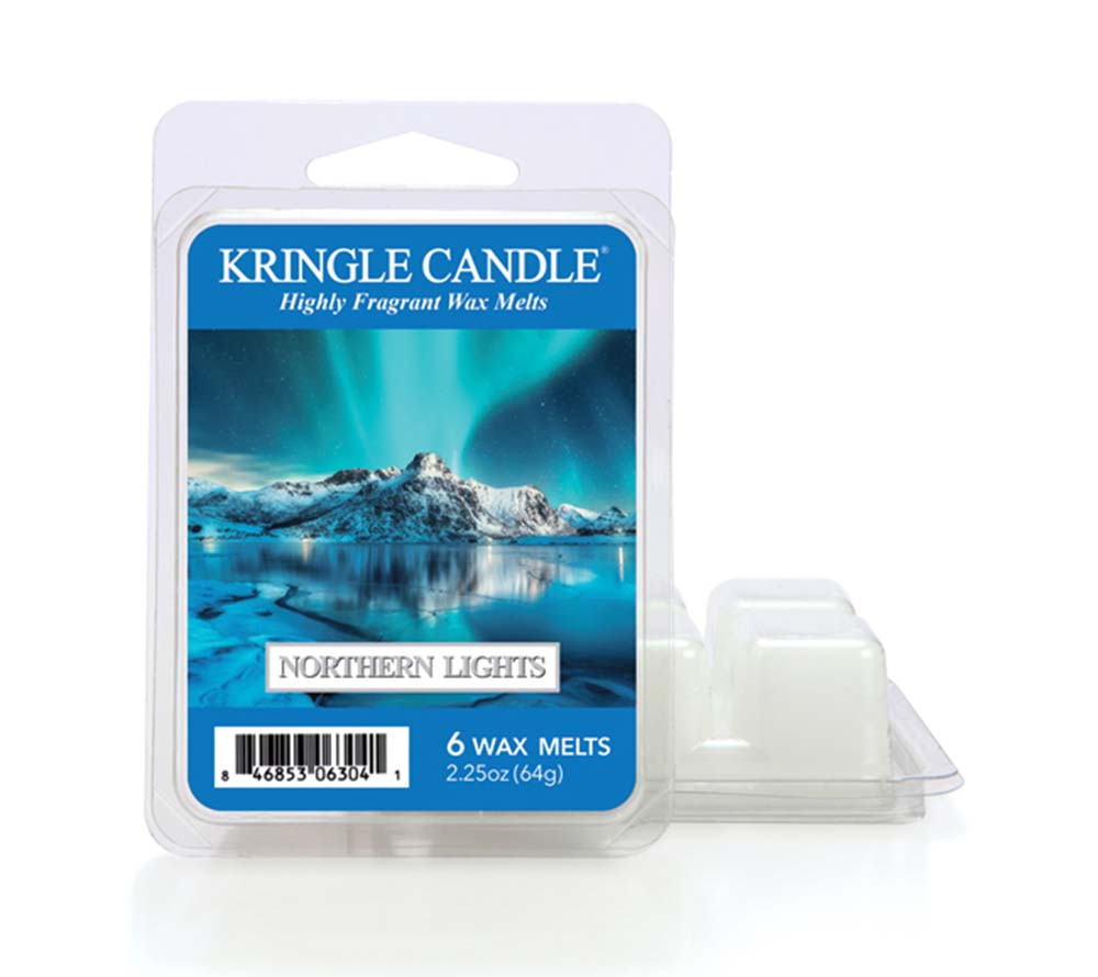 Kringle Wax Melts 6 pcs Northern Lights von Kringle Candle kaufen | Duft: Frühes Maiglöckchen, Zitrusfrische, kühle Hölzer | Mehrmals schmelzbar