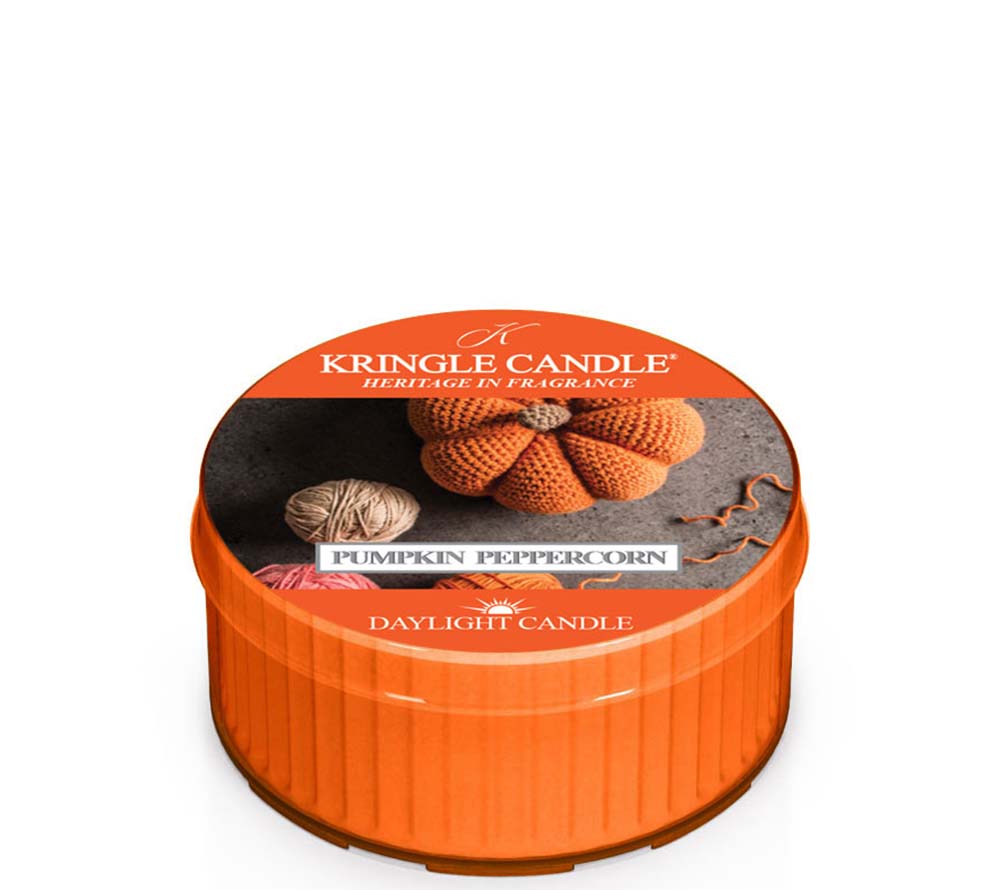 Kringle Daylight Pumpkin Peppercorn von Kringle Candle kaufen | Duft: Würzig, herbstlich, Kürbis, Vanille, süß | Brenndauer: 12 Stunden