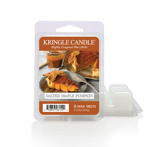 Salted Maple Pumpkin Duftkerze von Kringle Candle | Herbstliche Gemütlichkeit für Ihr Sortiment | Duft: Ahornsirup und cremigem Kürbis