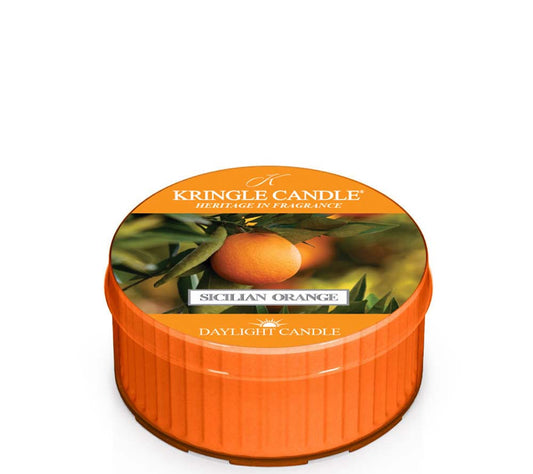 Kringle Daylight Sicilian Orange von Kringle Candle kaufen | Duft: Sizilianisch, Zitrus, Kräuter, Lavendel, Kiefer | Brenndauer: 12 Stunden