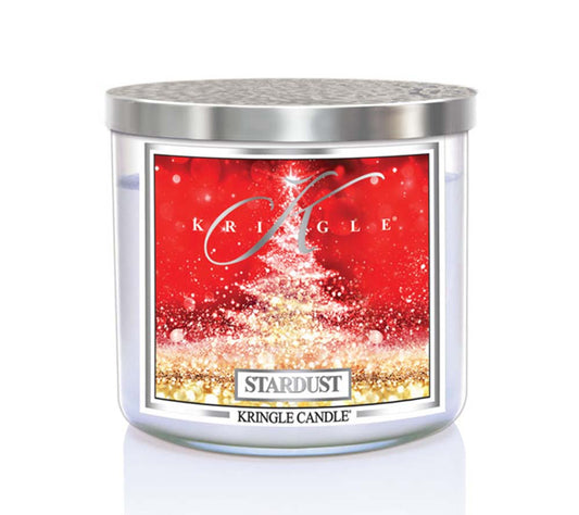 14.5oz Soy Jar Stardust von Kringle Candle kaufen | Duft: Festlich, strahlend, zauberhaft | Brenndauer: 45 Stunden