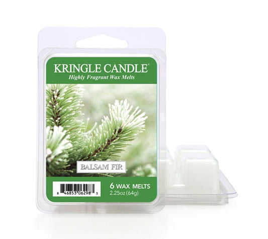 Kringle Wax Melts 6 pcs Balsam Fir von Kringle Candle kaufen | Duft: holzig, tannen, zitronig, waldig | Mehrmals schmelzbar
