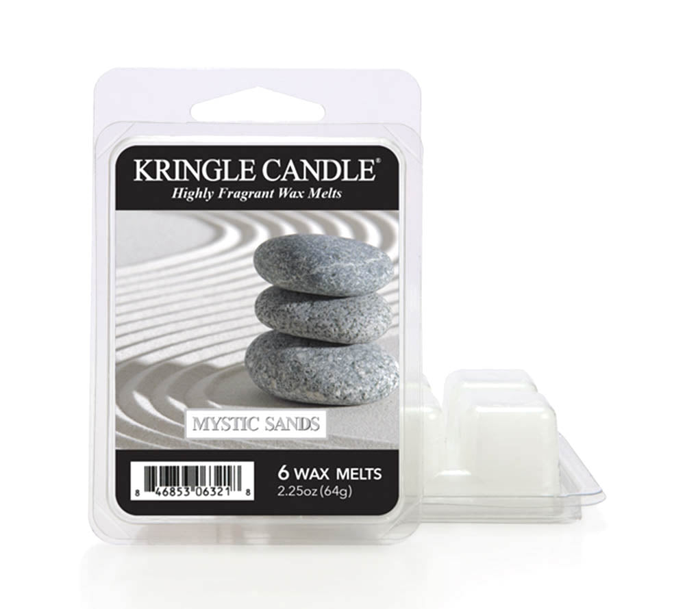 Kringle Wax Melts 6 pcs Mystic Sands von Kringle Candle kaufen | Duft: Prickelnd, holzig, aromatisch, warm, traumhaft | Mehrmals schmelzbar 