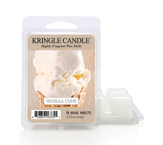 Kringle Wax Melts 6 pcs Vanilla Cone