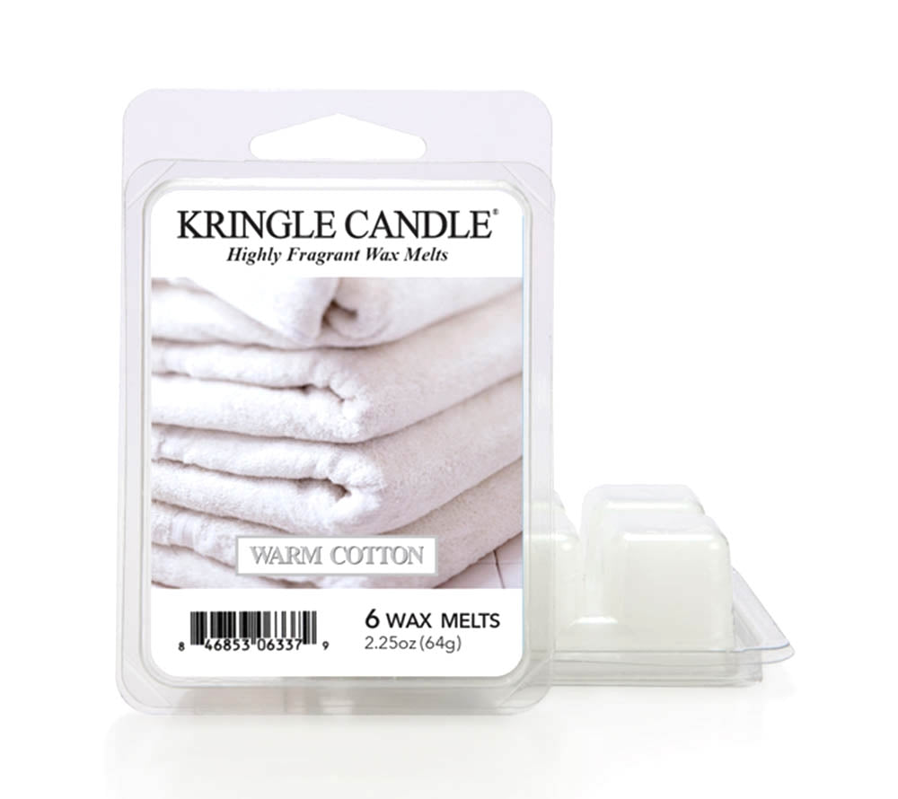 Kringle Wax Melts 6 pcs Warm Cotton von Kringle Candle kaufen | Duft: Erfrischend, blumig, moschus, sauber, einladend | Mehrmals schmelzbar 