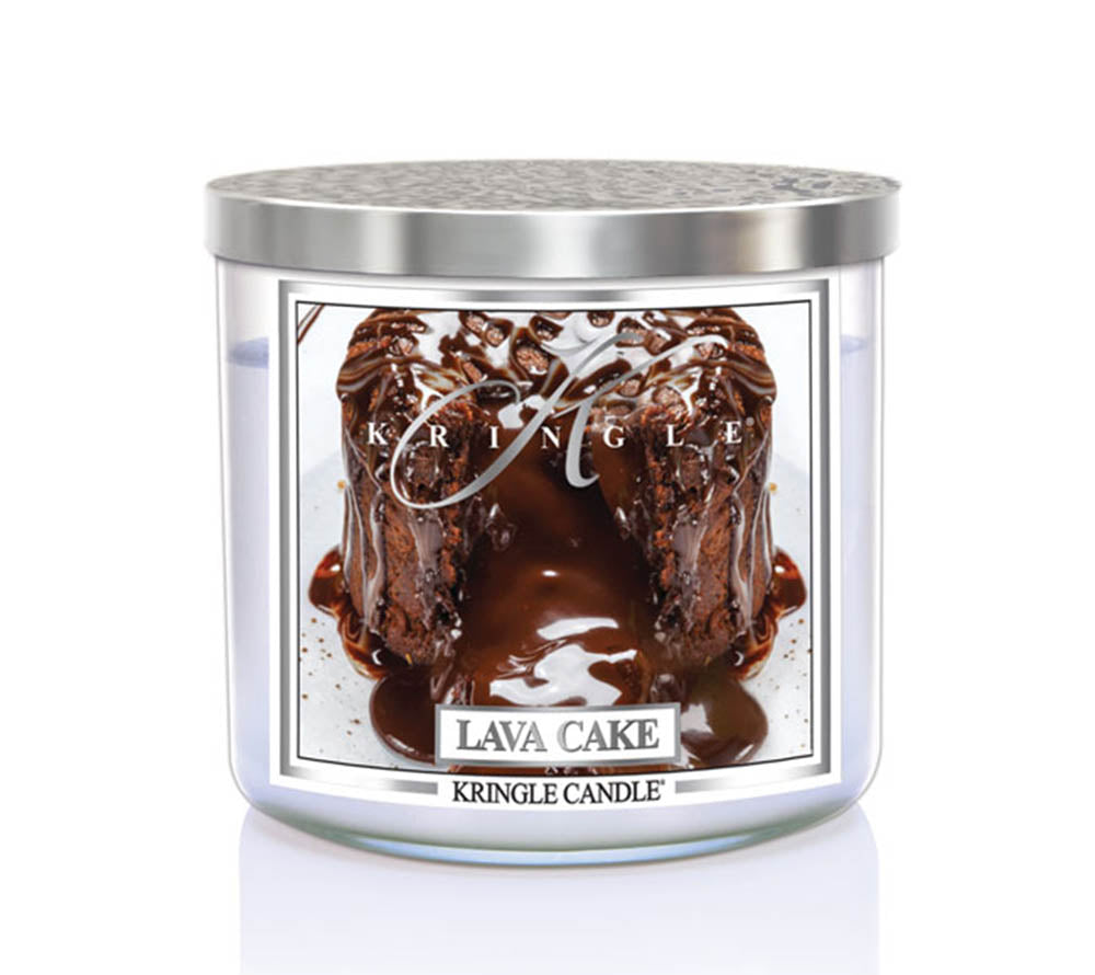 14.5oz Soy Jar Lava Cake von Kringle Candle kaufen | Duft: Schokoladig, süß, cremig, intensiv | Brenndauer: 45 Stunden