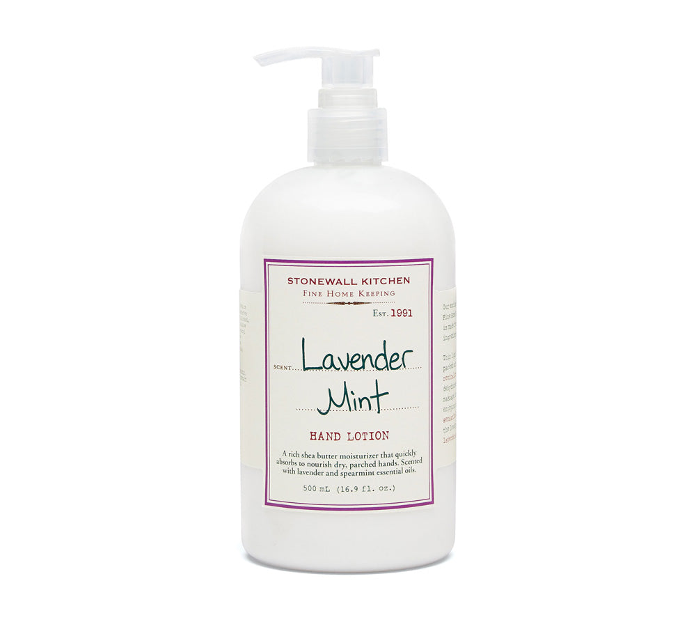 Lavender Mint Hand Lotion von Stonewall Kitchen kaufen | Duft: Frisch, angenehm, lavendelig | Vitaminreich, weich, geschmeidig