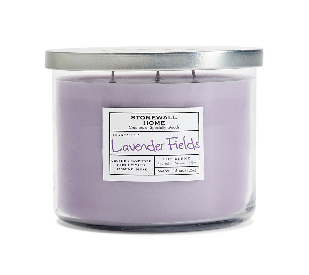 Stonewall Tumbler Lavender Fields von Stonewall Kitchen kaufen | Duft: Entspannend, aromatisch, süß, zart | Brenndauer: 50 Stunden 