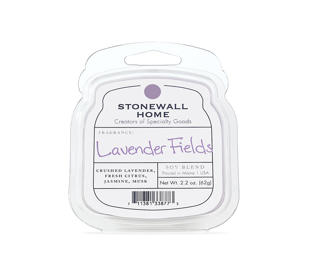 Stonewall Wax Melt Lavender Fields von Stonewall Kitchen kaufen | Duft: Entspannend, aromatisch, süß, zart | Mehrmals schmelzbar