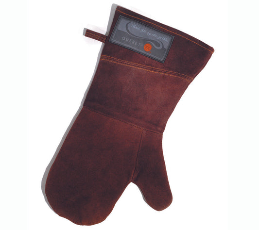 Leather Grill Mitt brown