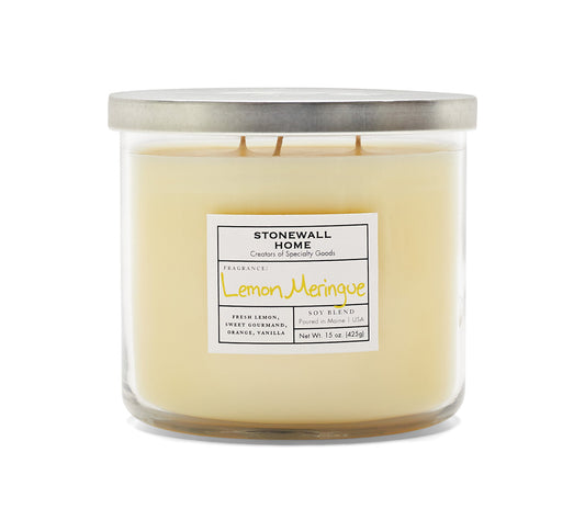 Stonewall Tumbler Lemon Meringue von Stonewall Kitchen kaufen | Duft: Weich, sanft, zart, spritzig, cremig | Brenndauer: 50 Stunden