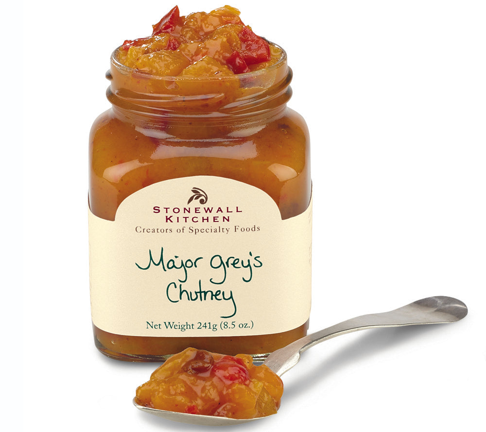 Major Greys Chutney von Stonewall Kitchen kaufen | Fruchtig-süß, leicht scharf | Perfekt zu geräuchertem Fleisch, Hähnchen und Käse