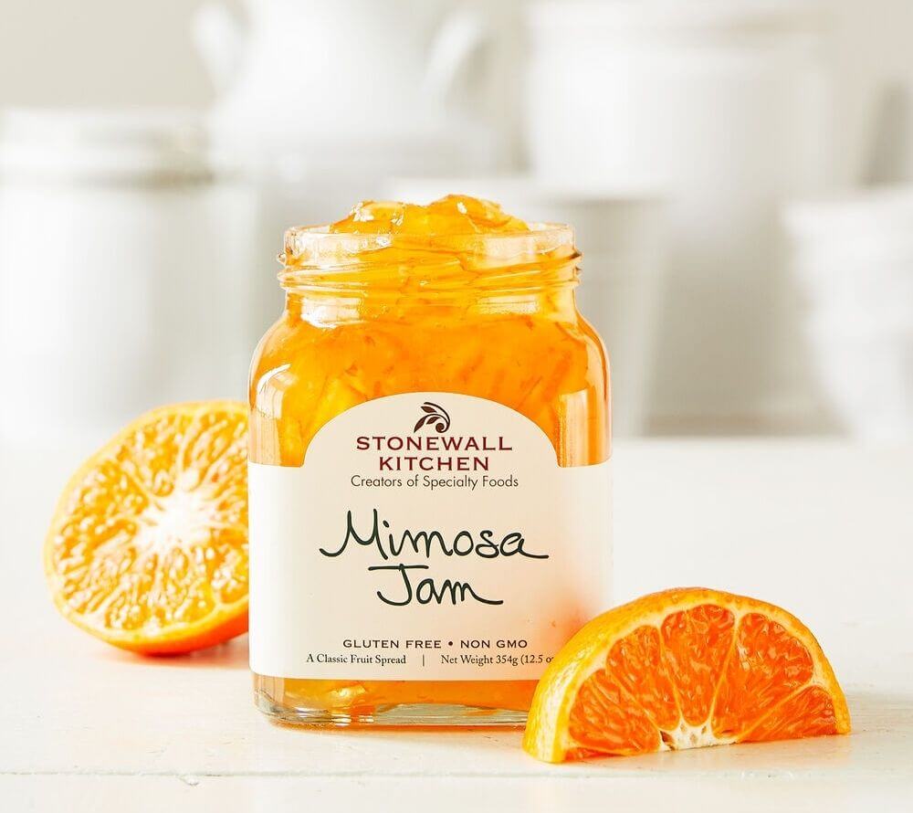 Mimosa Jam von Stonewall Kitchen kaufen | Spritzig-süß, frische Note | Ideal für Gebäck, Desserts und herzhafte Gerichte 