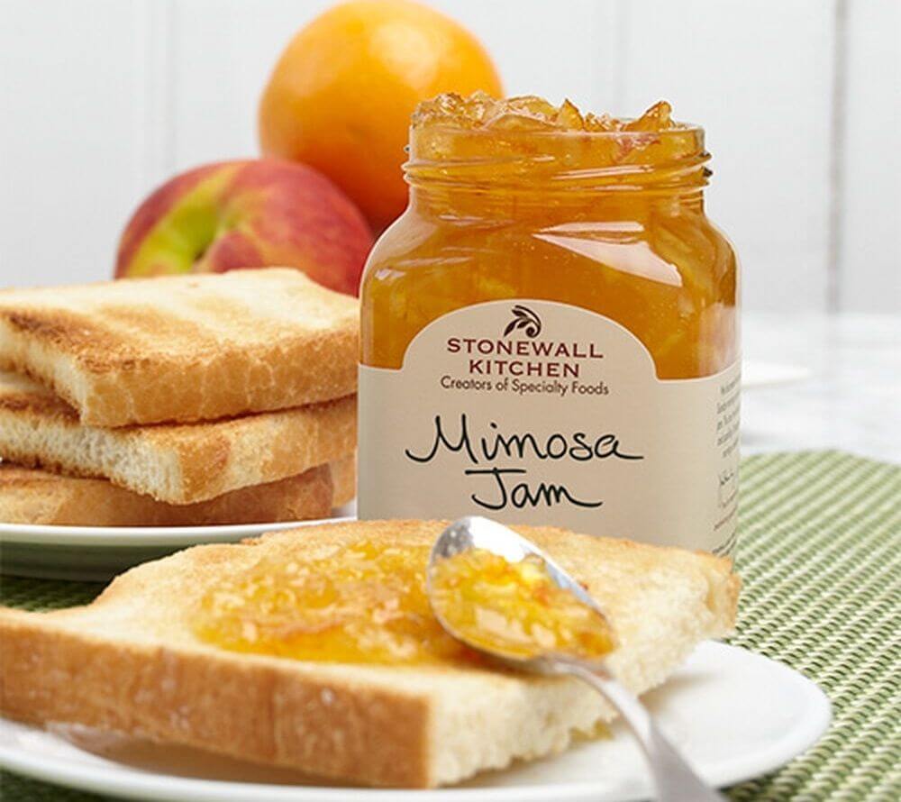 Mimosa Jam von Stonewall Kitchen kaufen | Spritzig-süß, frische Note | Ideal für Gebäck, Desserts und herzhafte Gerichte