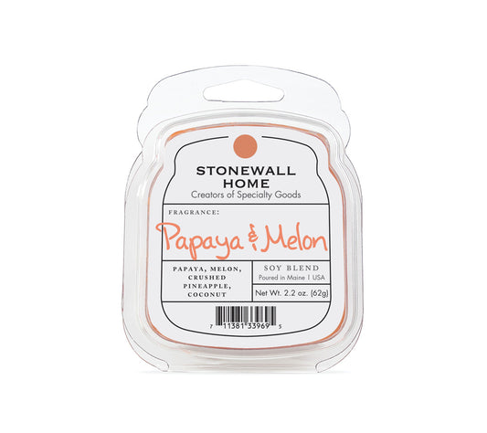 Stonewall Wax Melt Papaya & Melon